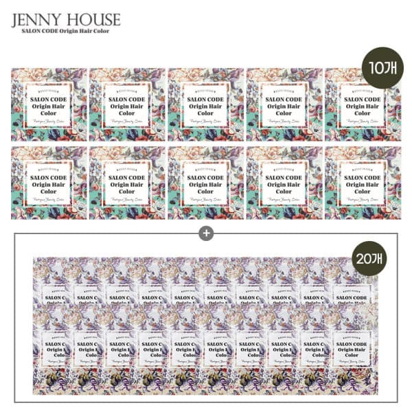 신세계라이브쇼핑 Jennehouse Origin Hair Color Treatment Set 10+20