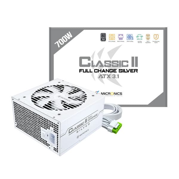 도이치솔루션 마이크로닉스 Classic II 700W 80PLUS실버 ATX3.1 화이트 - 최저가 92,900원