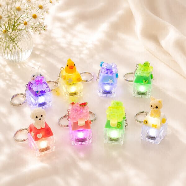 봄이오나봄 20인용 LED 1구 키캡 키링 DIY 키트