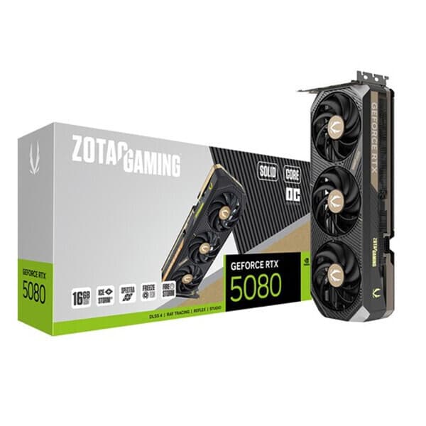 비앤에스씨앤씨 ZOTAC GAMING 지포스 RTX 5080 SOLID CORE OC D7 16GB