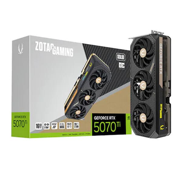비앤에스씨앤씨 ZOTAC GAMING 지포스 RTX 5070Ti SOLID OC D7 16GB