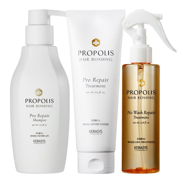 애경-스타배송 케라시스 프로폴리스 헤어본딩 샴푸 450ml + 트리트먼트 250ml + 노워시트리트먼트 200ml - 최저가 23,600원