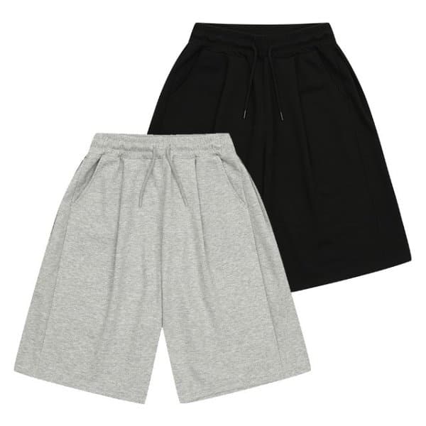 쇼핑엔티mall 세이브존에꼴리에 원턱 사이드 폴딩 버뮤다 바지 26B0283-BK/GY