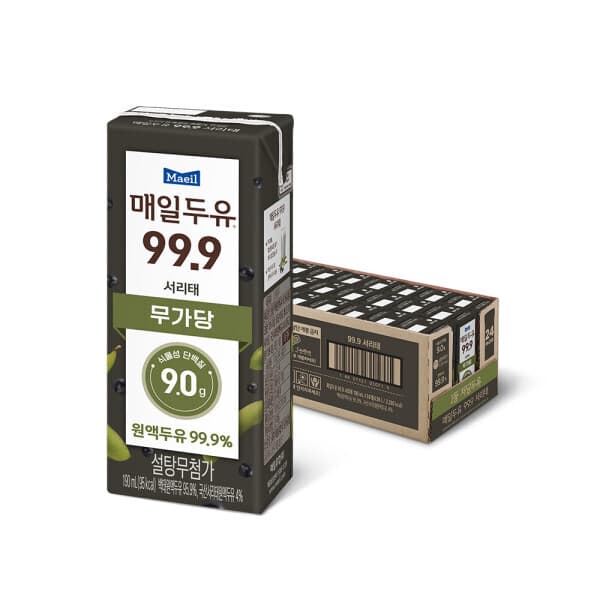 매일유업-스타배송 매일두유 99.9 서리태 190ml 24팩