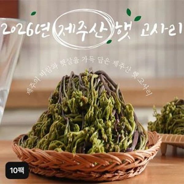 신세계몰 26년 제주 햇 고사리 150g x 10팩