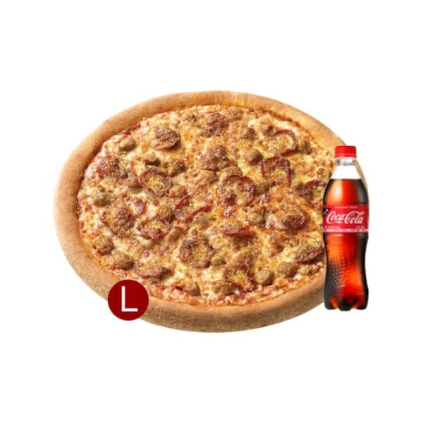 쿠프마케팅 파파존스 오리지널 존스 페이버릿 L + 코카-콜라 500ml
