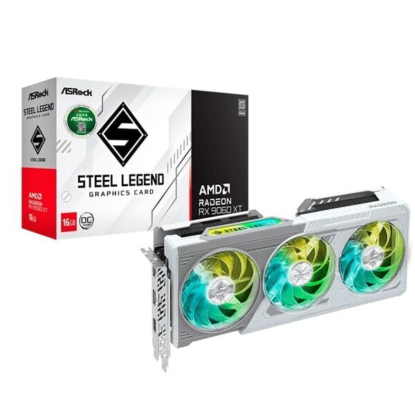 픽셀스테이션 ASRock 라데온 RX 9060 XT 스틸레전드 OC D6 16GB