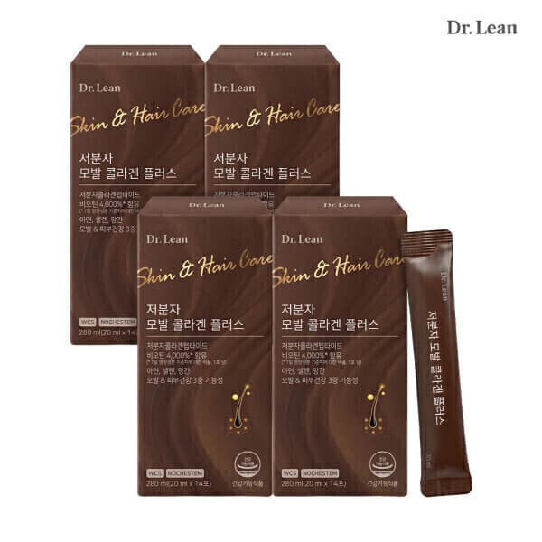 코스네이처 닥터린 저분자 모발 콜라겐 플러스 4박스 56포