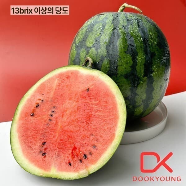 두경마켓 국내산 하우스 수박 8~9kg 고당도
