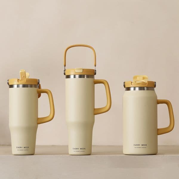 에브리윅 스텐 텀블러 보온 보냉 대용량 손잡이 900ml 1.1L 1.4L