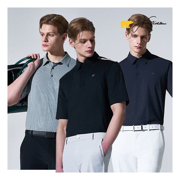 블랙벌마켓 잭니클라우스 26SS 남성용 카라티 3종 - 최저가 91,100원