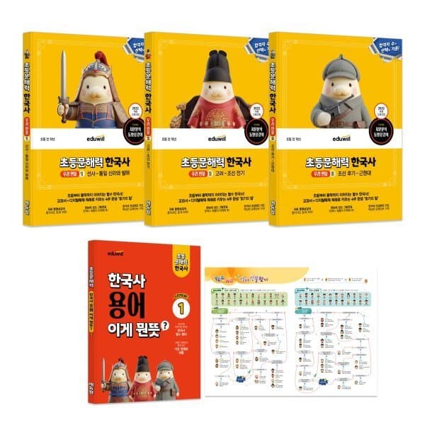 예스24도서 에듀윌 초등문해력 한국사 우리 인물 세트 - 최저가 32,400원