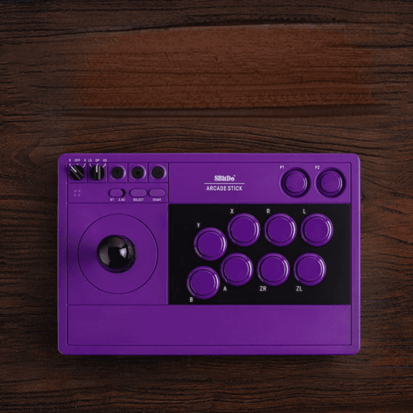 HOMAZONE 8Bitdo 아케이드 스틱 V3 무선 컨트롤러 ARCADE V3 STICK 퍼플 - 최저가 89,010원
