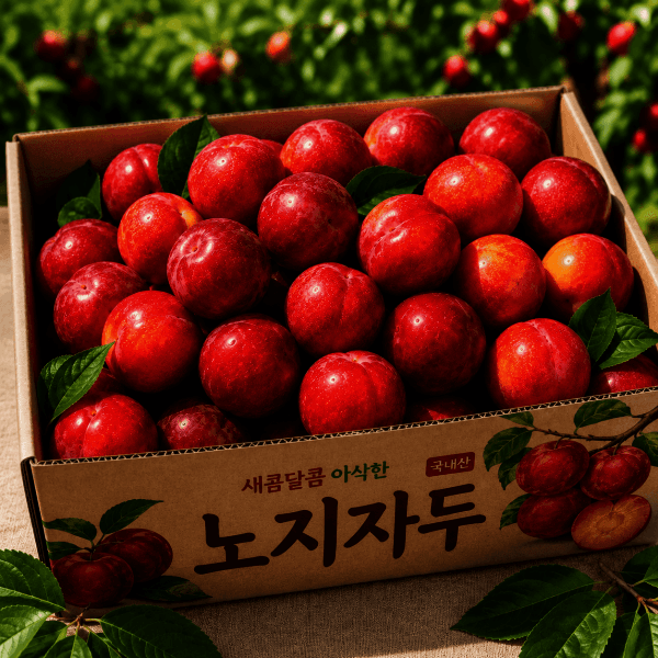 5대째농사짓는농장 햇 노지자두 새콤달콤 3kg
