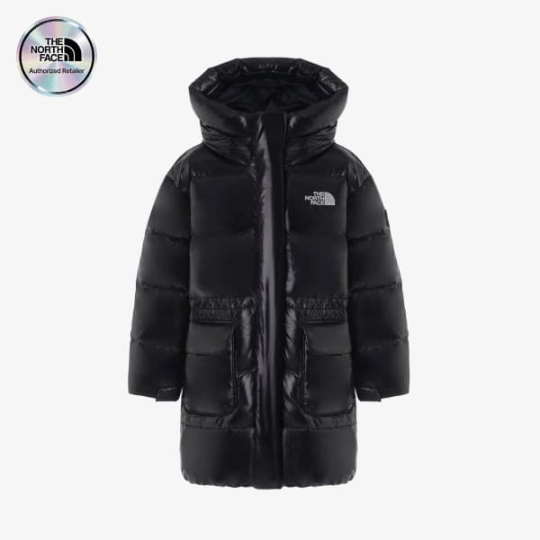 노스페이스키즈공식 노스페이스 키즈 걸즈 레이나 다운 코트 RDS NC1DR58S_BLK