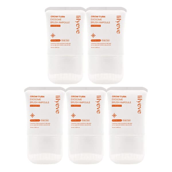 신세계라이브쇼핑 릴리이브 그로우턴 엑소좀 브러쉬 앰플 100ml 5개