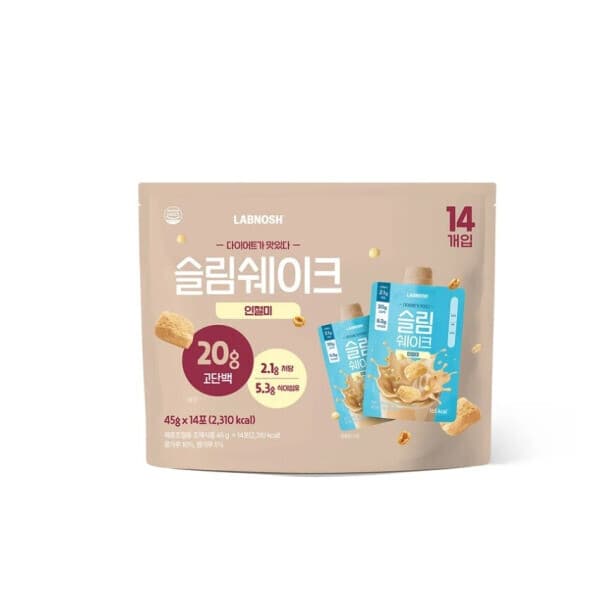 모어랩 랩노쉬 인절미 슬림쉐이크 45g x 14개 - 최저가 24,670원