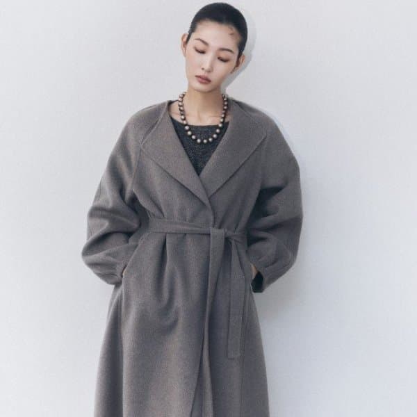 GS_SHOP_TV 르네크루 25FW 캐시미어100% 롱코트 - 최저가 1,199,000원