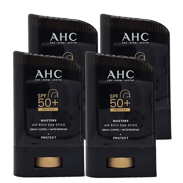 비타민빌리지 AHC 마스터즈 에어 리치 선스틱 SPF50+ 22g 4개