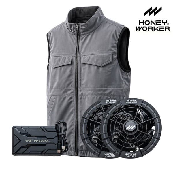 대단 선풍기조끼 VX-WIND6500 허니워커 쿨링 냉풍 냉감 여름용 작업복 - 최저가 143,000원