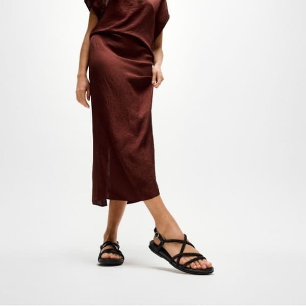 CJ온스타일 FITFLOP 여성 그라시에 크리스탈 스트래피 백스트랩 샌들 올 블랙 FT63K2S265 - 최저가 133,760원