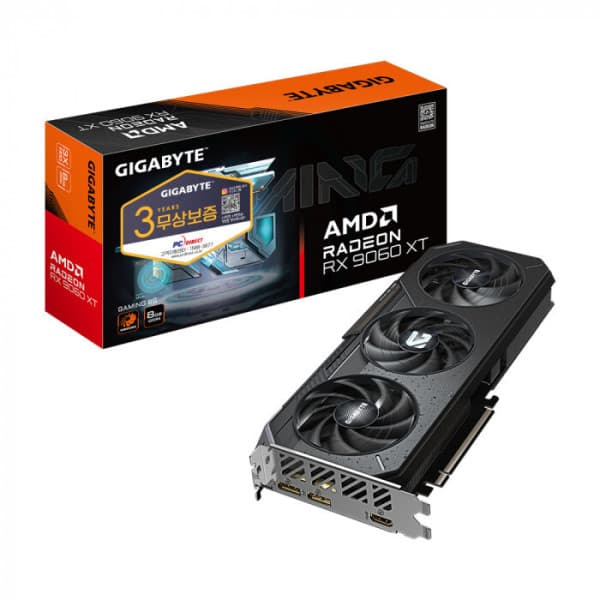 여운스토어G GIGABYTE 라데온 RX 9060 XT Gaming D6 8GB