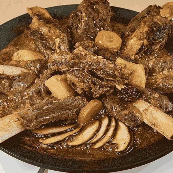 정육찬 대왕 소갈비찜 간장맛 1.2kg 2개