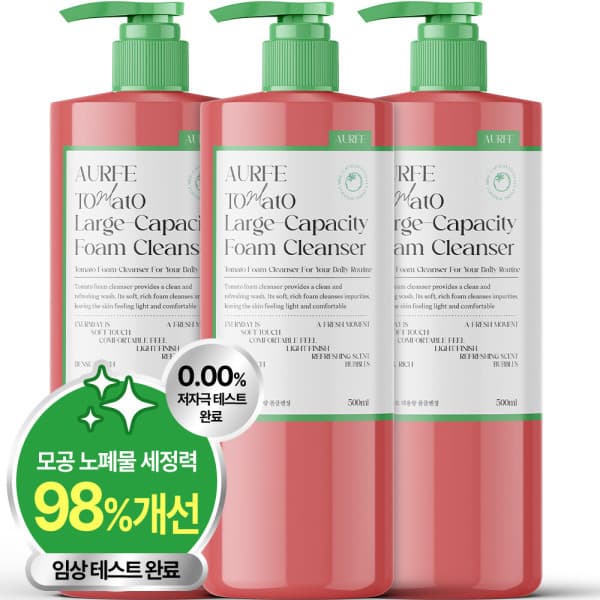 뉴온 아우페 토마토 폼클렌징 500ml