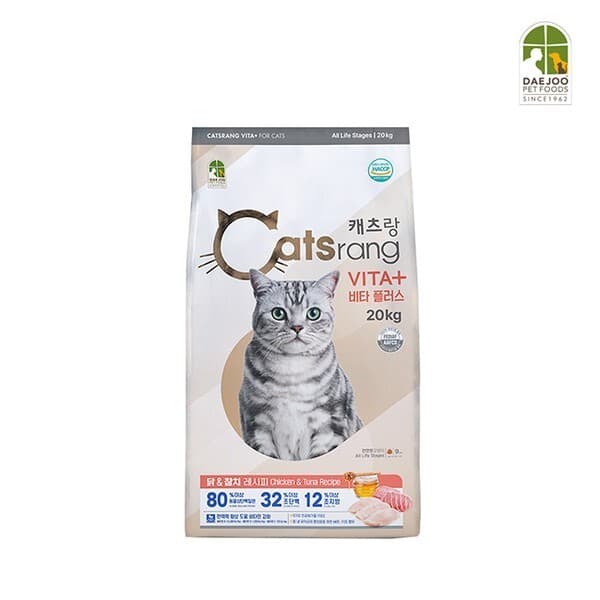 CJ온스타일LIVE 전연령용 고양이사료 비타플러스 20kg