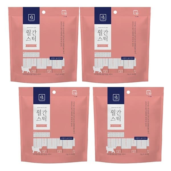 CJ온스타일LIVE 브리더랩 월간스틱 닭가슴살연어 120개 고양이간식 - 최저가 35,900원