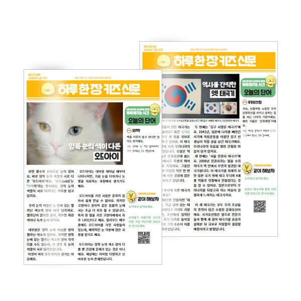 책플린서점 (리딩타임즈) 하루 한 장 키즈신문 종이/전자신문 6개월/12개월 - 최저가 108,000원