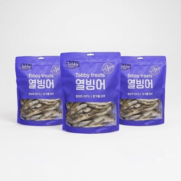 개꽁냥이 테비 테비트릿 동결건조 열빙어 300g x3개 고양이간식 - 최저가 26,500원