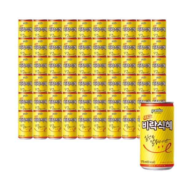 팔도-스타배송 밥알없는 비락식혜 175ml x 60캔 0칼로리