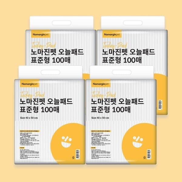CJ온스타일 강아지배변패드 노마진펫 20g 400매 표준형대형
