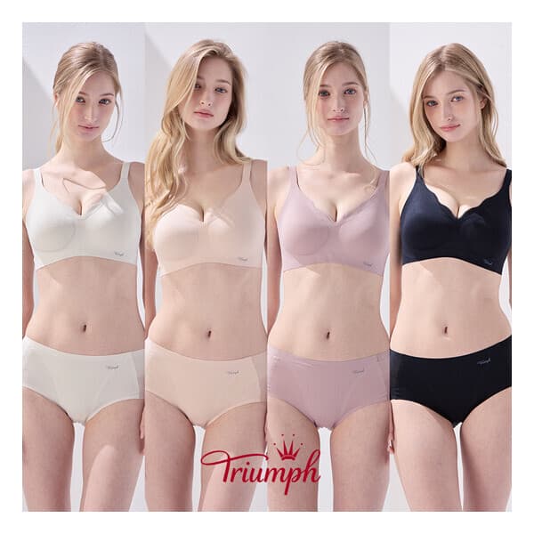 롯데 홈쇼핑 트라이엄프 26SS 올메쉬 냉감 브라팬티 4세트 - 최저가 91,080원