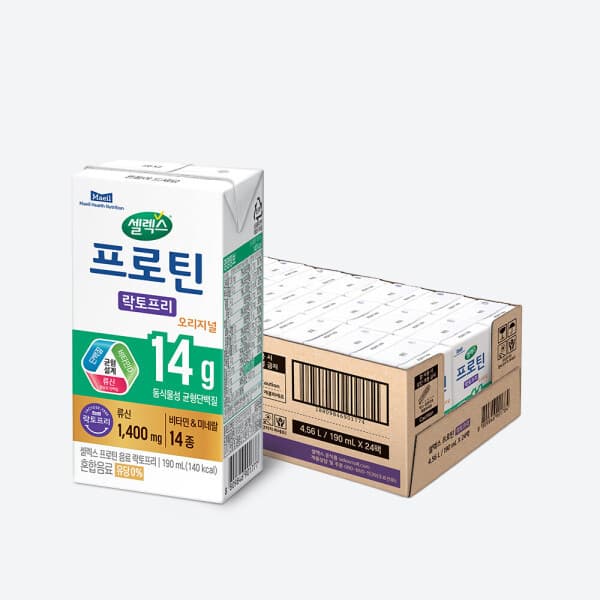 매일유업-스타배송 셀렉스 프로틴 락토프리 음료 190ml 24개 - 최저가 31,830원