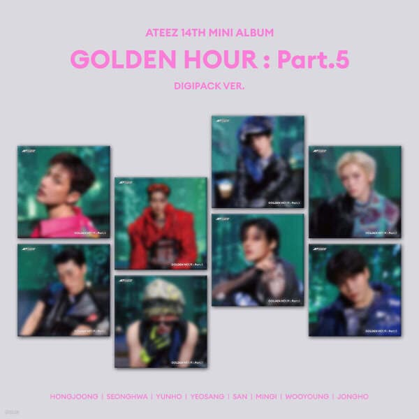 Formaholik 에이티즈 14TH MINI ALBUM GOLDEN HOUR Part.5 DIGIPACK