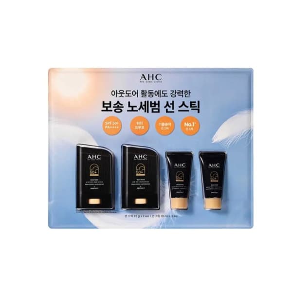 모어랩 AHC 마스터즈 선스틱 22g x 2개 + 선크림 10g x 2개 - 최저가 25,690원