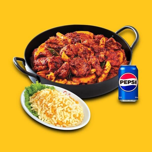 스마트콘 (유가네) 유가네닭갈비+트리플치즈+음료