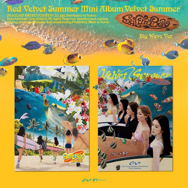 AppleMusic-애플뮤직 레드벨벳 (Red Velvet) - 여름 미니앨범 Velvet Summer (Big Wave Ver./랜덤) - 최저가 17,800원