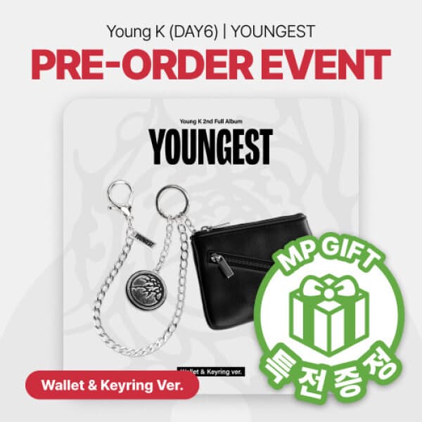 뮤직플랜트 Young K (DAY6) - YOUNGEST (Wallet Keyring ver.)