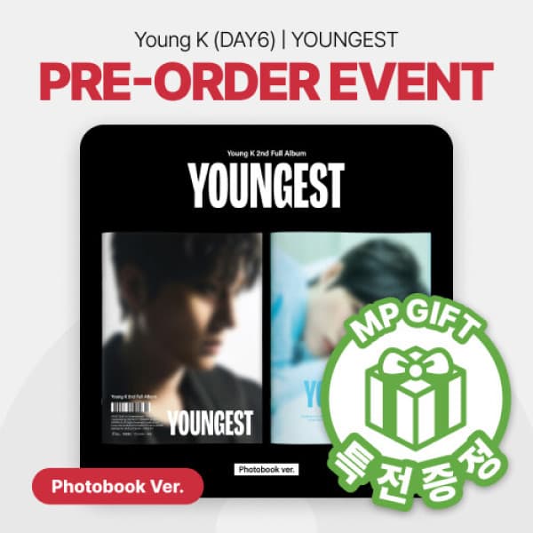 뮤직플랜트 Young K (DAY6) - YOUNGEST (Photobook ver.)