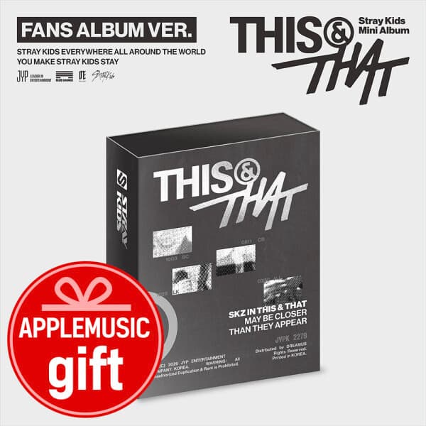 AppleMusic-애플뮤직 스트레이 키즈 THIS THAT FANS ALBUM VER. - 최저가 11,500원