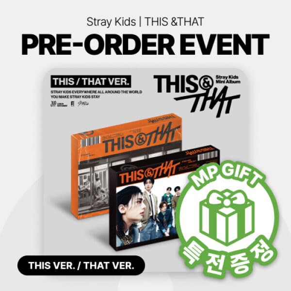 뮤직플랜트 Stray Kids - THIS THAT (THIS VER. THAT VER.) 2종 세트 - 최저가 38,600원