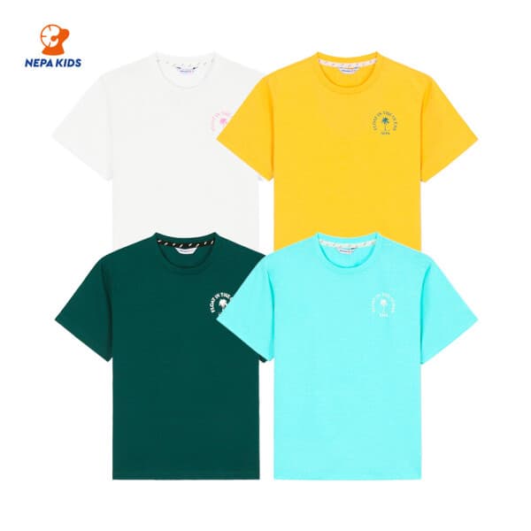 네파키즈공식스토어 NEPA KIDS 공용 썸머 비치 티셔츠 KLE5301