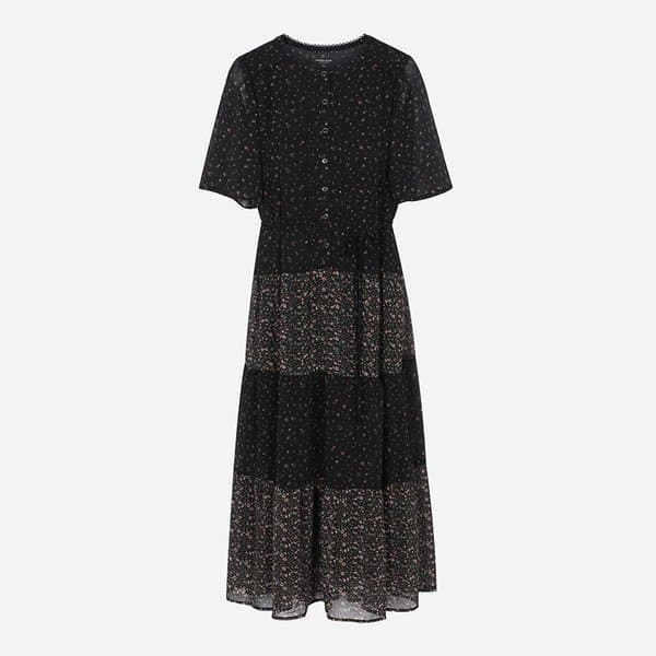 신세계백화점 A라인 쉬폰 플라워 롱 원피스 T264MOP290W - 최저가 157,140원