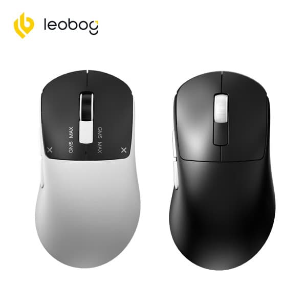 피스톤팩토리 LEOBOG GM5 Max 무선 게이밍 마우스 블루투스 3모드 경량화 듀얼 8K 500mAh 57g