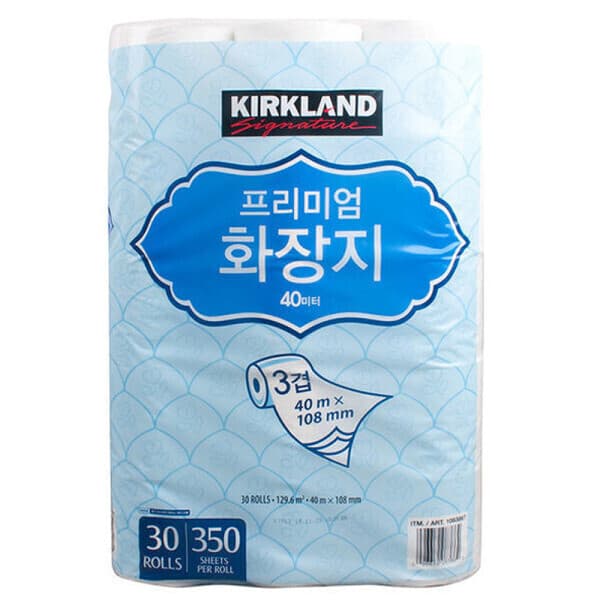 코코베베20 커클랜드 프리미엄 화장지 3겹 30롤 - 최저가 30,800원