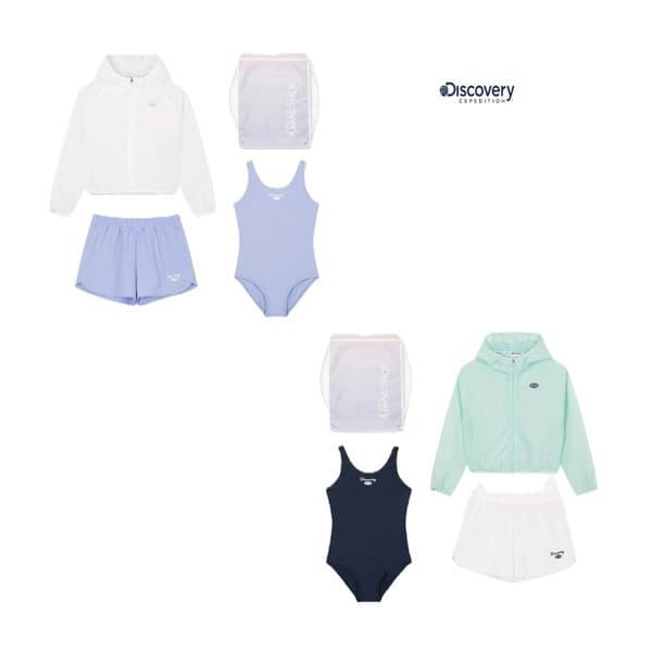 갤러리아백화점 갤러리아 디스커버리키즈 여아 스윔 아우터 3PCS