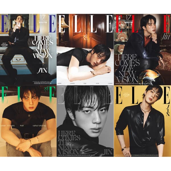 AppleMusic-애플뮤직 ELLE 엘르 26년 8월호 BTS 진 표지